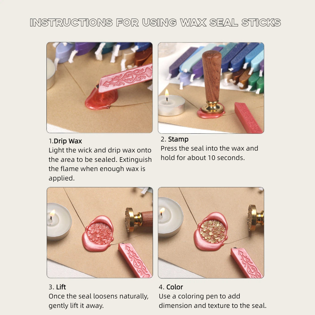 26-Color Sealing Wax Wick