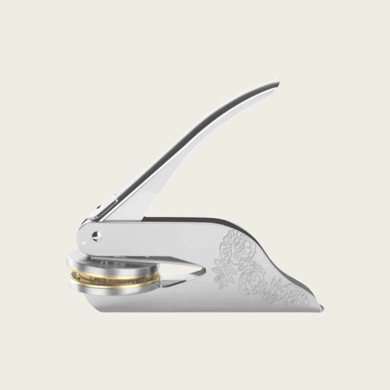 Armorial Fleur-de-Lys Book Embosser