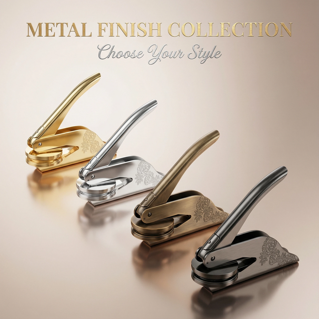 Armorial Fleur-de-Lys Book Embosser